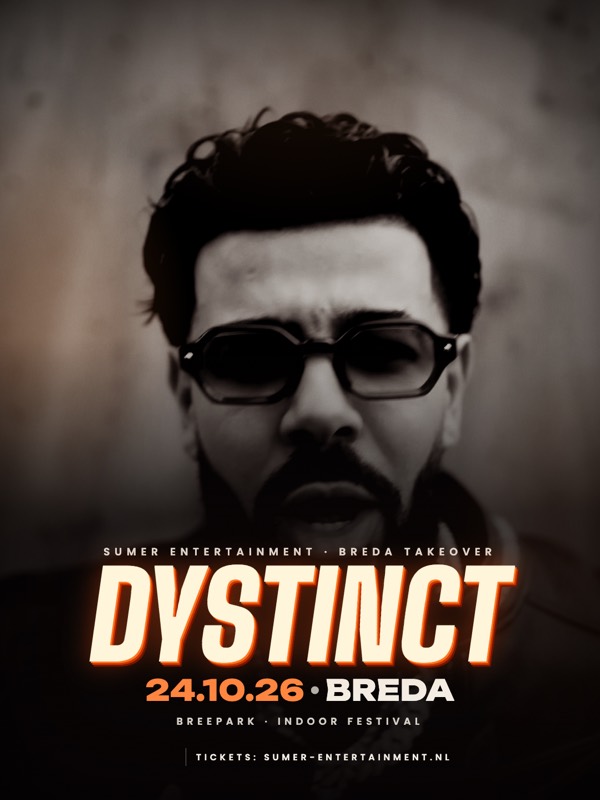 Dystinct live op 24 oktober in Breepark Breda