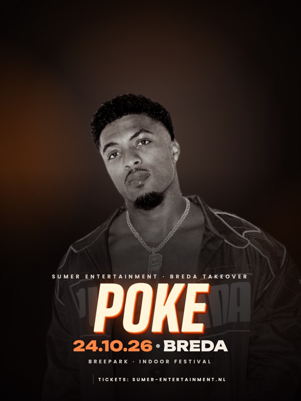 Poke live op 24 oktober in Breepark Breda